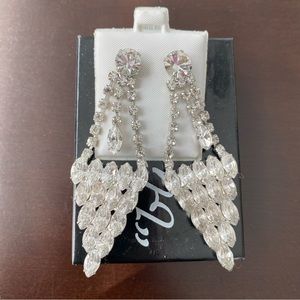 Sparkly Crystal Chandelier Earrings